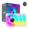 Gamemax | Ventilador de caja | KF300R BK | Blanco
