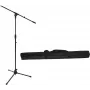 Pie de micrófono Omnitronic MS-2 con brazo articulado, negro