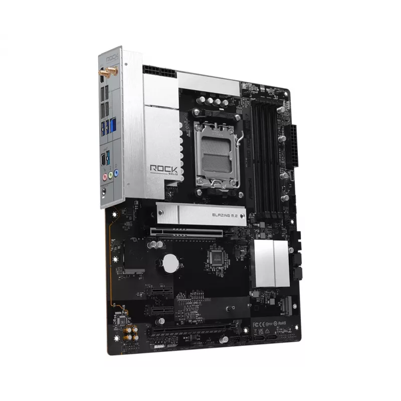 Placa base ASRock B850 Rock WiFi 7, socket AMD AM5, ATX, DDR5, Wi-Fi 7