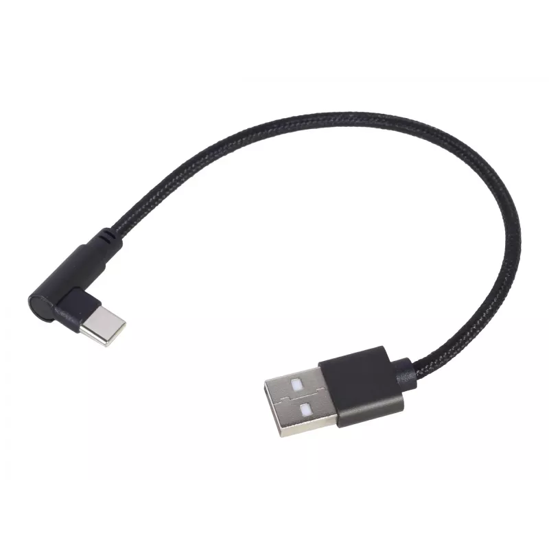 Cable USB 2.0 a USB-C en ángulo / CC-USB2-AMCML-0,2M GEMBIRD