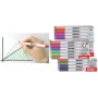 Kores M22846 set de rotuladores de punta pincel, 6 uds., colores surtidos