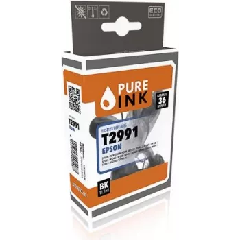 PURE INK EPST2991BK PI EPSON T2991 XP tinta black HC reconstruida 470 páginas chip 11,3 ml (EPST2991BK) - Compatible - Negro