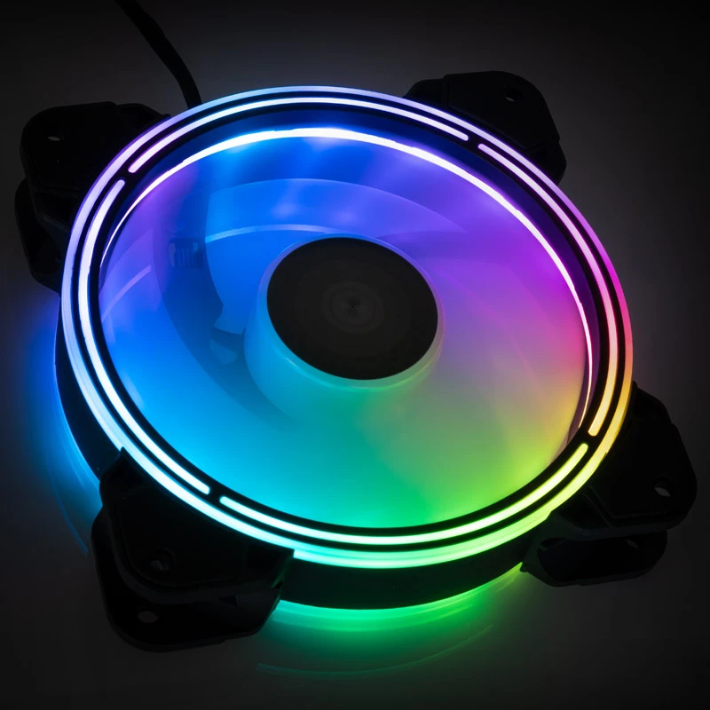 Ventilador para caja XSPC 120mm ARGB PWM, RGB Series 2, 120 mm