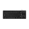 Logitech G G413 TKL SE, con cable, USB, interruptor mecánico, QWERTZ, LED, Negro