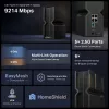 TP-Link Archer BE9300 Router Wi-Fi 7 tri-banda, Wi-Fi 7 (802.11be), tri-banda (2,4 GHz / 5 GHz / 6 GHz), Ethernet LAN, negro, router de sobremesa