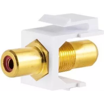Adaptador de red Keystone con conector hembra RCA - S/CONN 08-10061