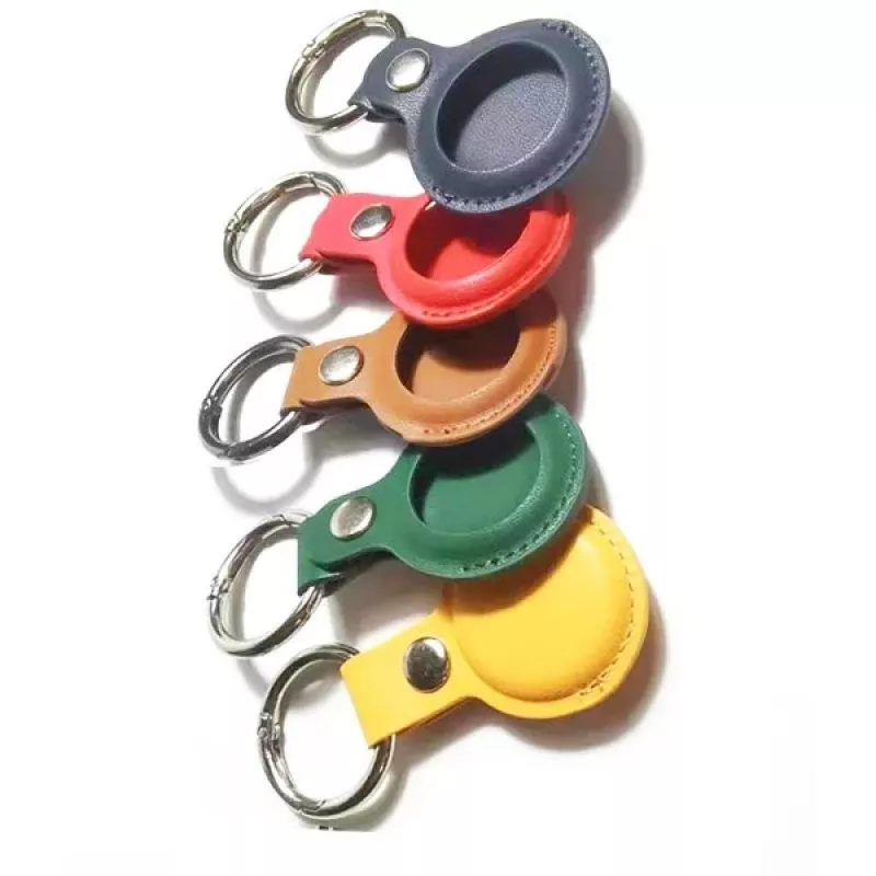 4smarts Set - Funda para AirTag - Metal, Piel sintética de poliuretano
