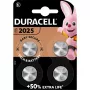 Duracell CR2025 Pila de botón de litio 3 V, pack de 4