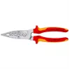 Pelacables Knipex 13 76 200 ME capacidad de pelado 6 mm rojo acero inoxidable amarillo