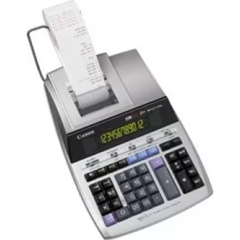Calculadora de sobremesa Canon MP1211-LTSC con impresora Plateado