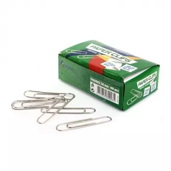 Clips Forpus, metal blanco, 50 mm redondos (100) 1104-003