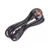 APC AP9895 cable de alimentación, 16A 200-240V, C19 a enchufe UK BS 1363A, 2,44 m, negro