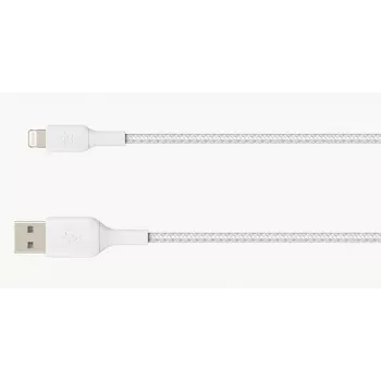 Belkin BOOST CHARGE - Cable Lightning - Lightning macho a USB macho - 3 m - blanco - para Apple iPad/iPhone/iPod (Lightning)