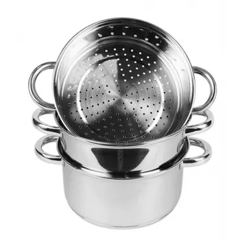 Vaporera eléctrica Maestro MR-2900-18 1500 W vapor vertical, olla de 18 cm, 2 l, acero inoxidable y vidrio, apta para inducción