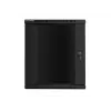Armario de instalación de pared Lanberg 19'' 15U 600x600mm negro (puerta de cristal)