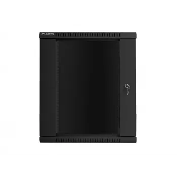 Armario de instalación de pared Lanberg 19'' 15U 600x600mm negro (puerta de cristal)