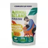 Animal Island Everyday comida húmeda para gatos, ternera y aves con hígado, 4 x 85 g