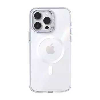 Funda protectora transparente MagSafe Joyroom PN-15B4 para iPhone 15 Pro Max, carcasa transparente fina, compatible con MagSafe