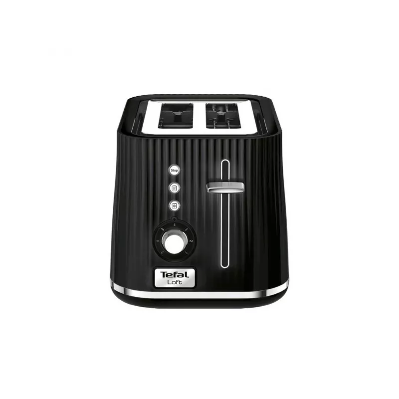 Tostadora Tefal Loft 2S TT761838, 2 ranuras, negra