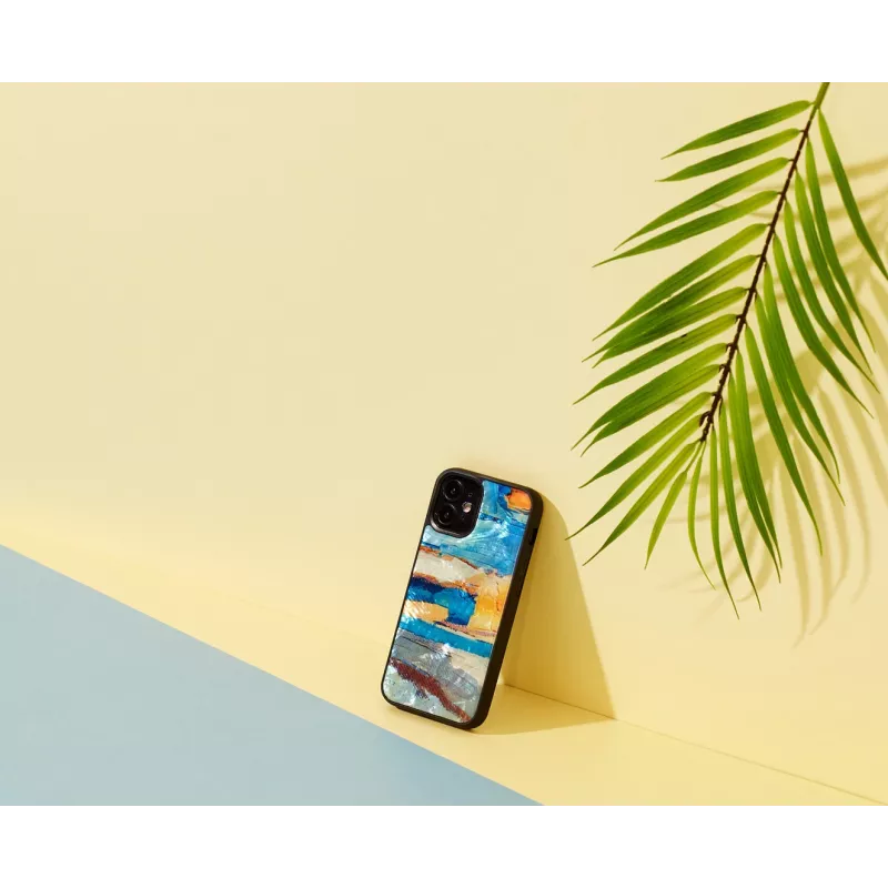 Funda protectora iKins para Apple iPhone 12 mini — azul cielo