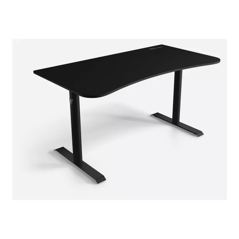Escritorio gaming Arozzi Arena Medium ARENA-MEDIUM-PBK, 140 x 75,5 cm, alfombrilla de microfibra en toda la superficie, Pure Black