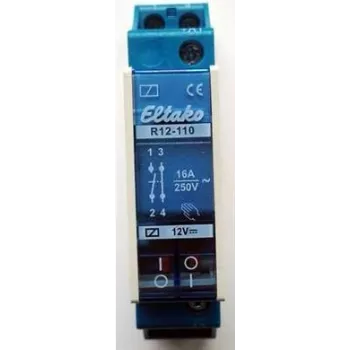 Relé de conmutación Eltako Electronics control consumo 1,9 W control R12-110-1 (22110054)