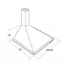 Campana extractora Akpo WK-5 Elegant Turbo 60 acero inoxidable