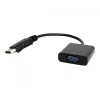 Adaptador DisplayPort a VGA negro