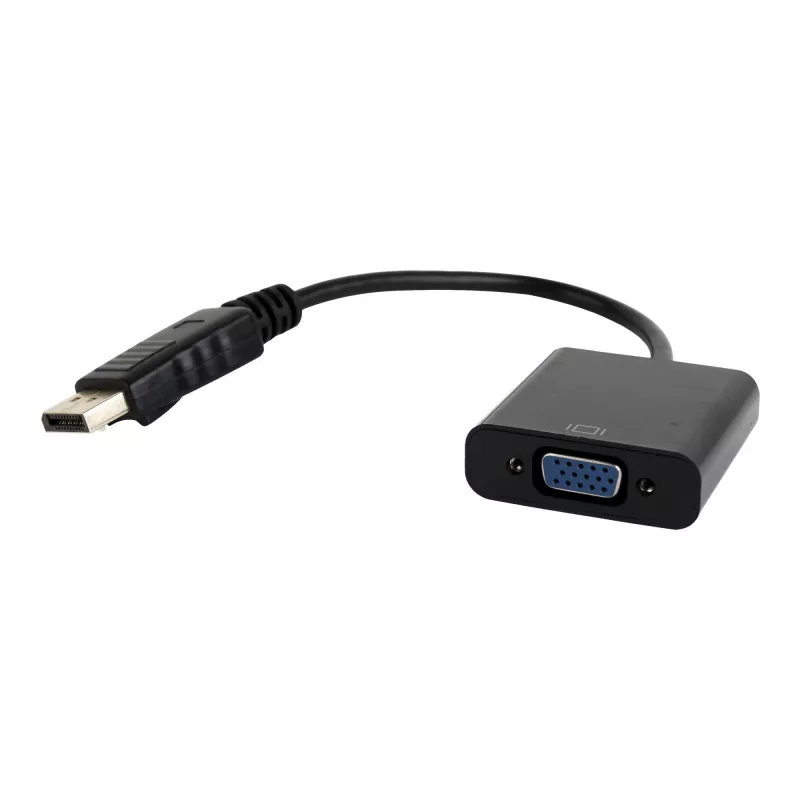Adaptador DisplayPort a VGA negro