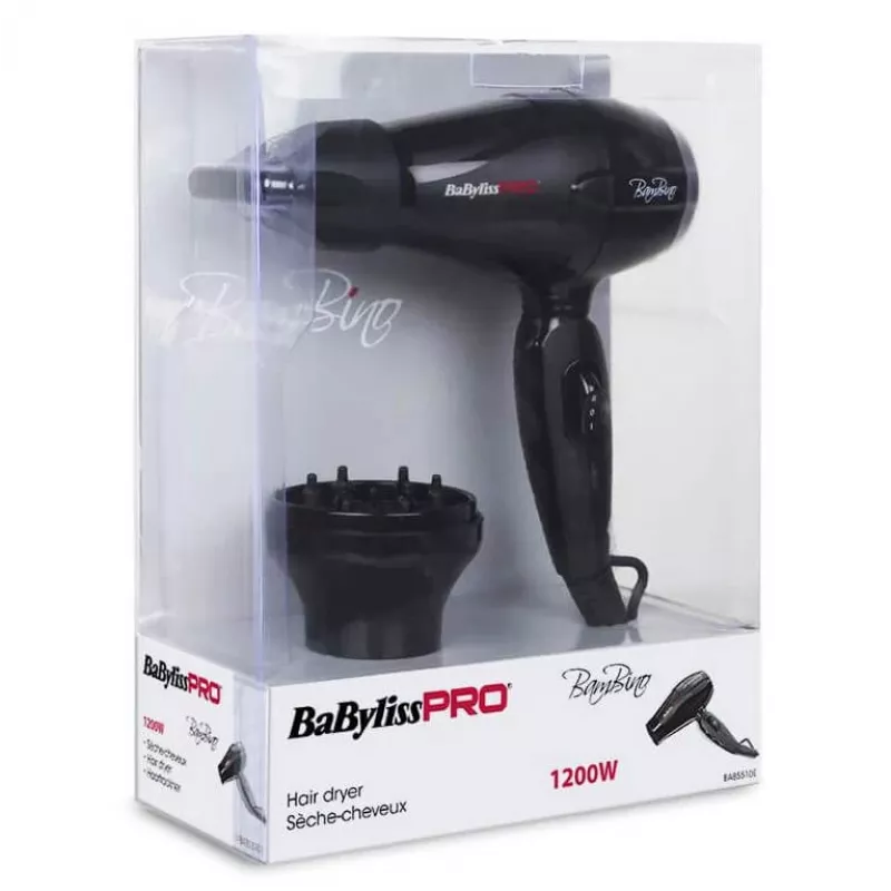 Secador de pelo BaByliss PRO BamBino BAB5510E secador de viaje compacto ligero