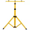 Trípode MACLEAN MCE583 altura ajustable para focos, estructura metálica, amarillo