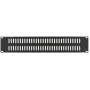 Tapa ciega LOGON RAB205BL 2U Negro 19