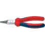 Knipex 22 05 140 alicates de punta redonda para electrónica y mecánica de precisión, rectos, 140 mm