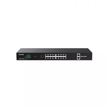 Switch TENDA TEG1120P-16-150W PoE+ Gigabit 16x 1Gb/s, 135W presupuesto PoE