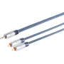 Cable de audio ShiverPeaks 30832-MHQ — 2x RCA (estéreo) a jack 3,5 mm, 1,5 m