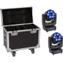 Set de efecto LED Beam Wash Flower EUROLITE TMH-H240 2x (modelo 20000968)