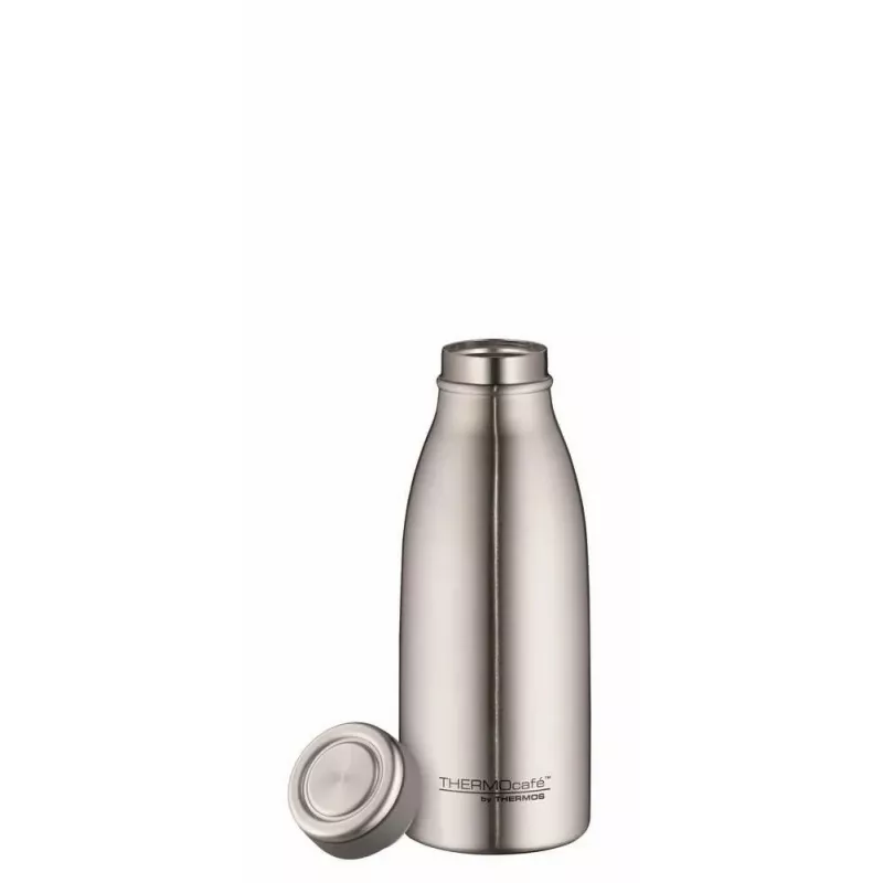 Botella térmica THERMOS THERMOcafé 350 ml acero inoxidable con aislamiento al vacío, 12h caliente / 24h frío, a prueba de fugas