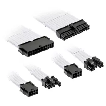 Kit de extensión de cable trenzado Kolink Core Standard - Brilliant White