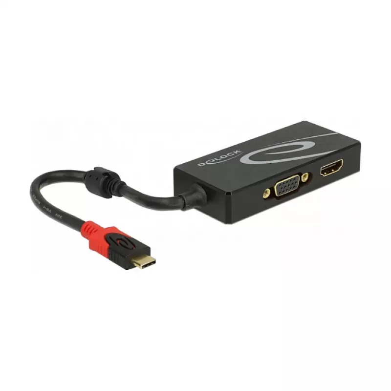 Adaptador gráfico USB DeLOCK 87730 3840 x 2160 píxeles negro