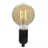 Bombilla inteligente Denver LBF-404 Wi-Fi negra transparente clase energética F