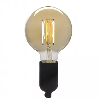 Bombilla inteligente Denver LBF-404 Wi-Fi negra transparente clase energética F