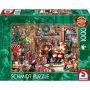 Schmidt Spiele 58872 Puzzle – 1000 piezas, escena navideña, a partir de 12 años