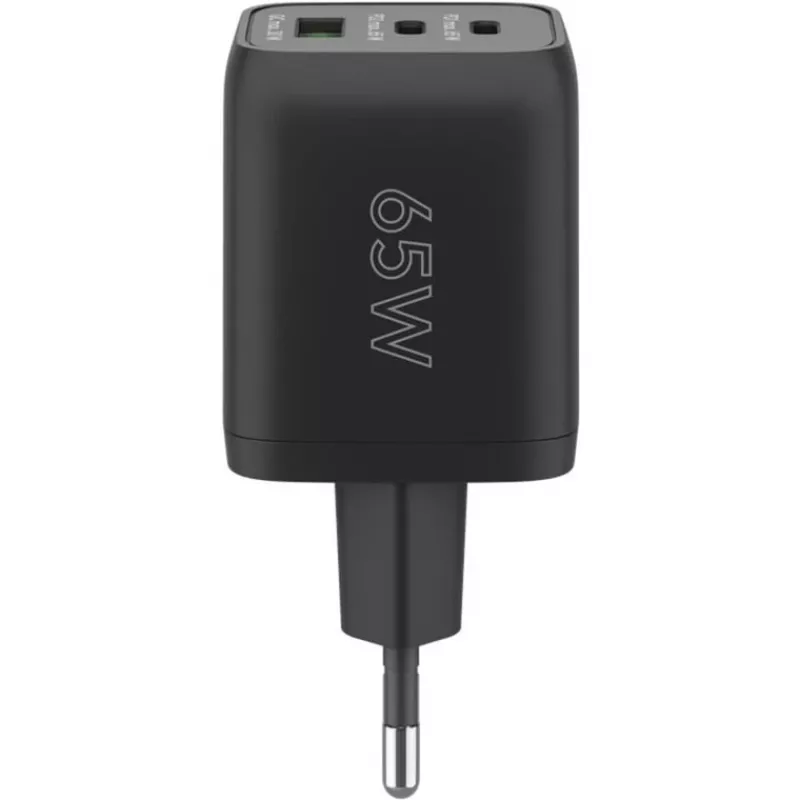 Goobay 64753 Cargador para dispositivos móviles Auriculares - Smartphone - Tablet Negro AC Carga rápida Interior (64753)