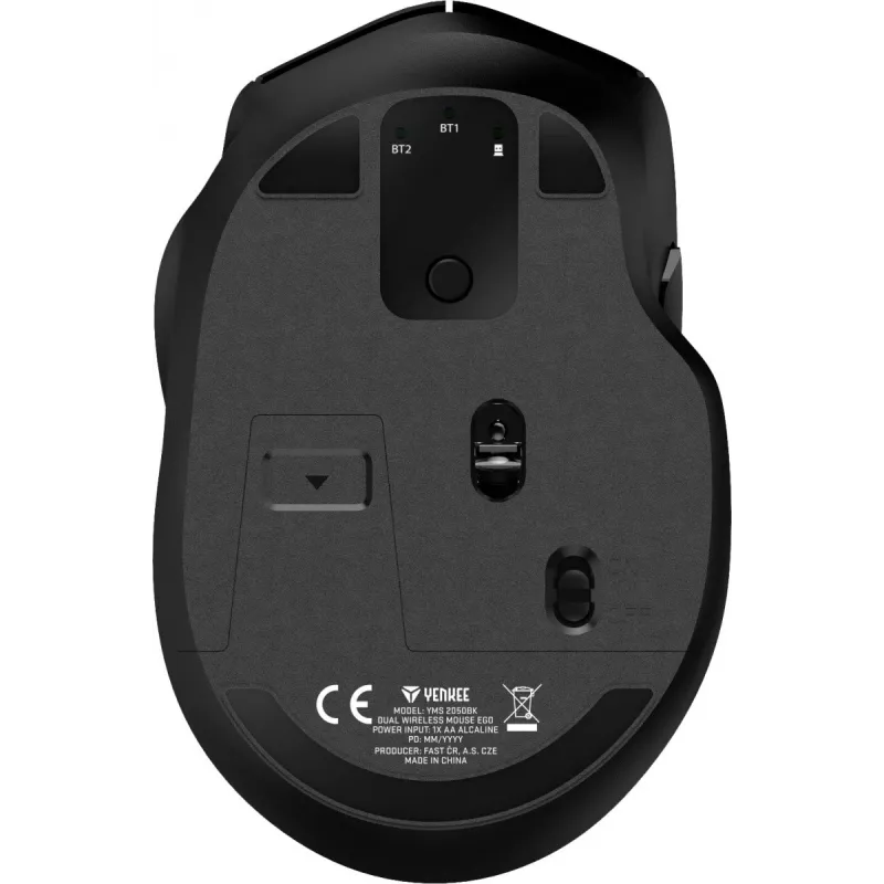 Ratón inalámbrico YMS 2050BK EGO óptico 1600DPI dual WL+B