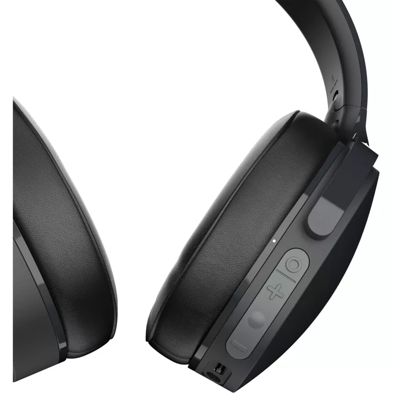 Auriculares over-ear Skullcandy Hesh Evo — con cable y Bluetooth 5.0, batería de 36 h, USB-C, 3,5 mm, plegables, cancelación de ruido, negro