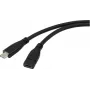 Renkforce cable USB USB 3.2 Gen1 conector macho USB-C®, conector hembra USB-C® 1,00 m negro RF-5720414 (RF-5720414)