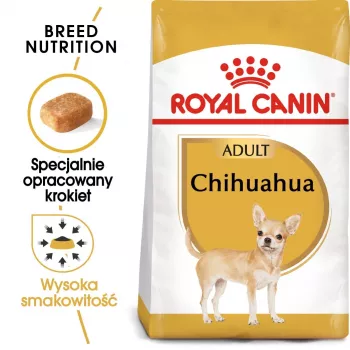 Pienso para perros Royal Canin Chihuahua Adult 1,5 kg — pollo, 28 % proteína, raza pequeña/mini