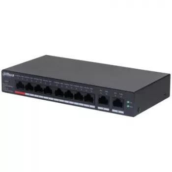 Dahua Technology DH-CS4010-8GT-110 Switch de red gestionado L2 Gigabit Ethernet (10/100/1000) Power over Ethernet (PoE) negro