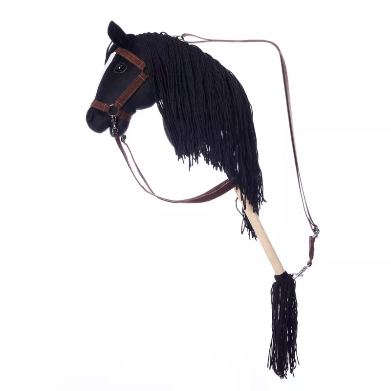 Caballo de palo HOPPIHORSE Hobby Horse A3 negro