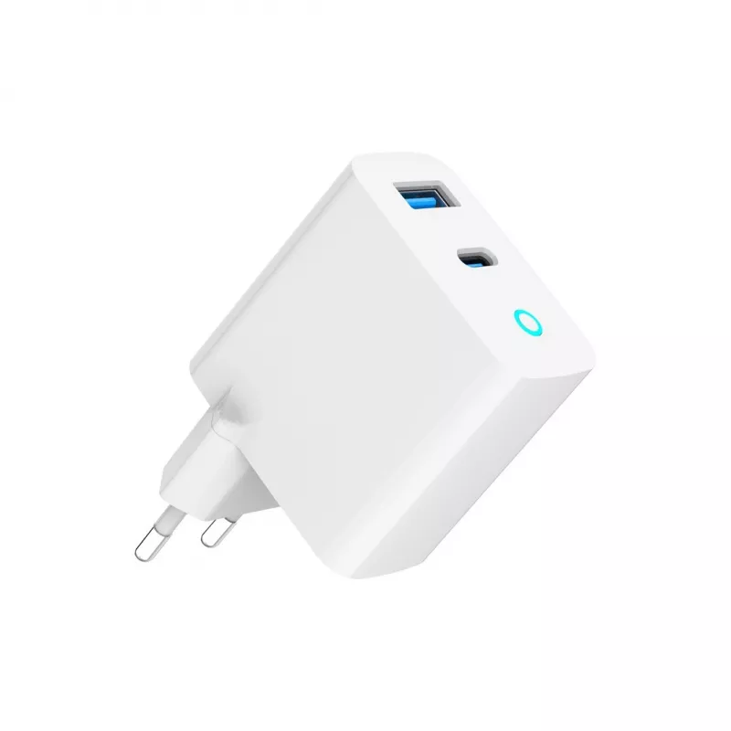 Cargador Gembird TA-UC-PDQC65L-W-01 para dispositivos móviles universal blanco AC carga rápida interior